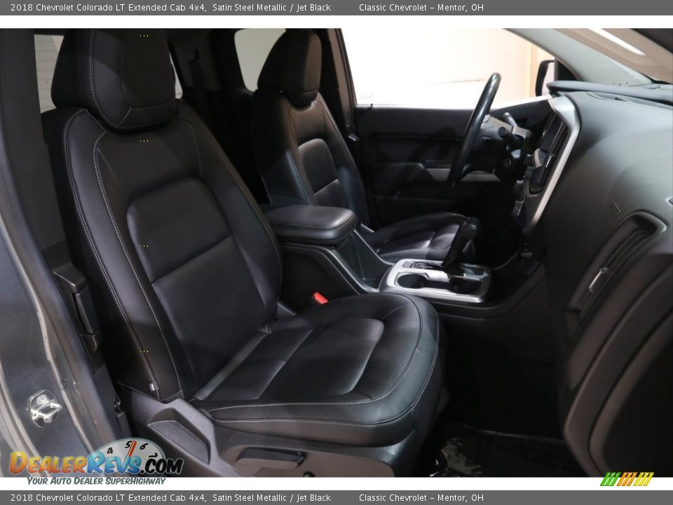 2018 Chevrolet Colorado LT Extended Cab 4x4 Satin Steel Metallic / Jet Black Photo #15