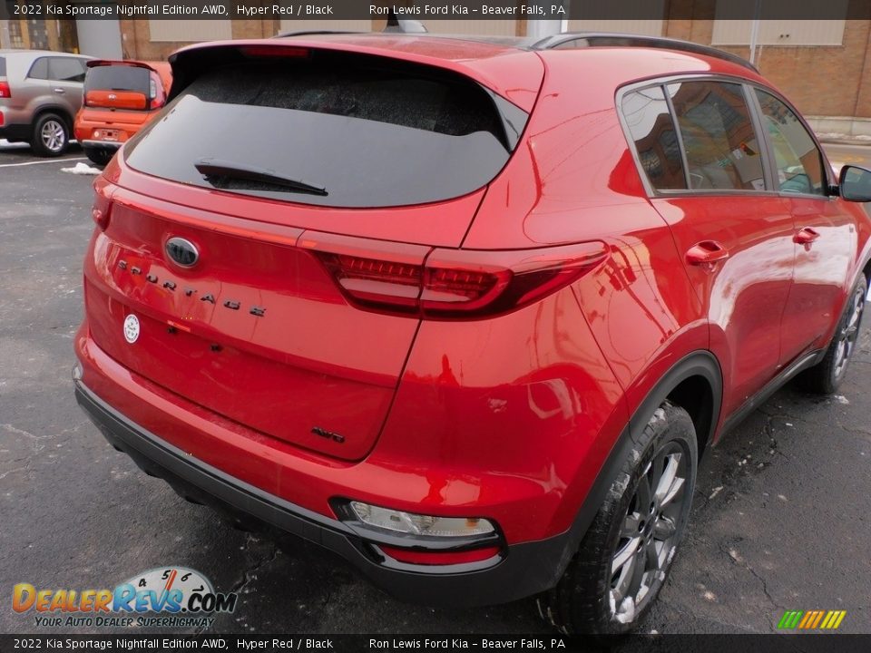 2022 Kia Sportage Nightfall Edition AWD Hyper Red / Black Photo #2