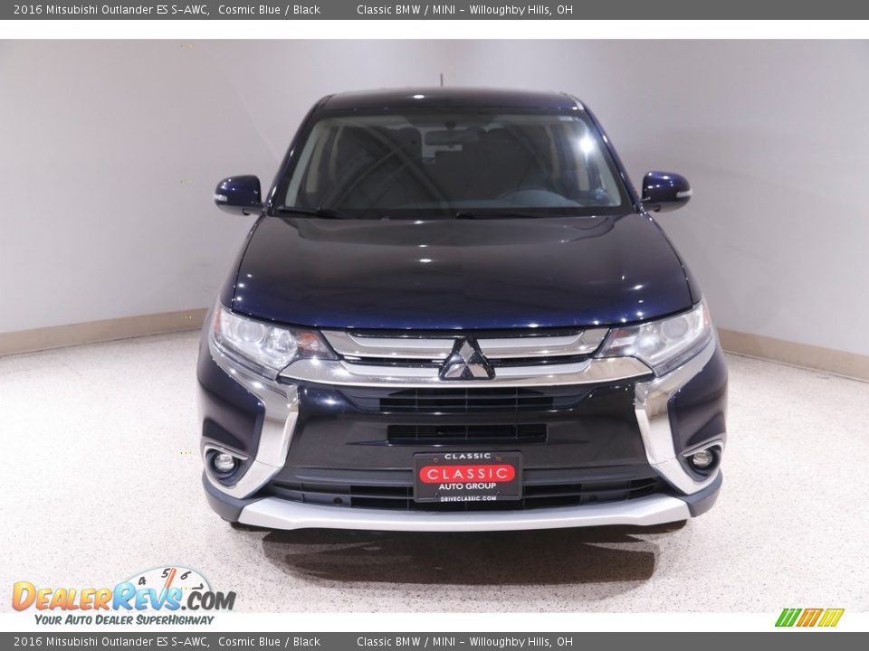 2016 Mitsubishi Outlander ES S-AWC Cosmic Blue / Black Photo #2