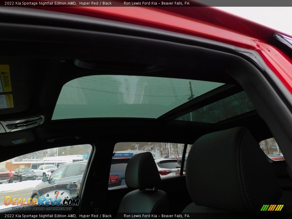 2022 Kia Sportage Nightfall Edition AWD Hyper Red / Black Photo #15