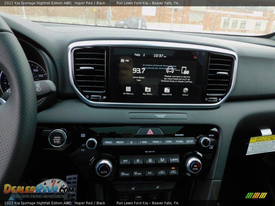 Controls of 2022 Kia Sportage Nightfall Edition AWD Photo #16