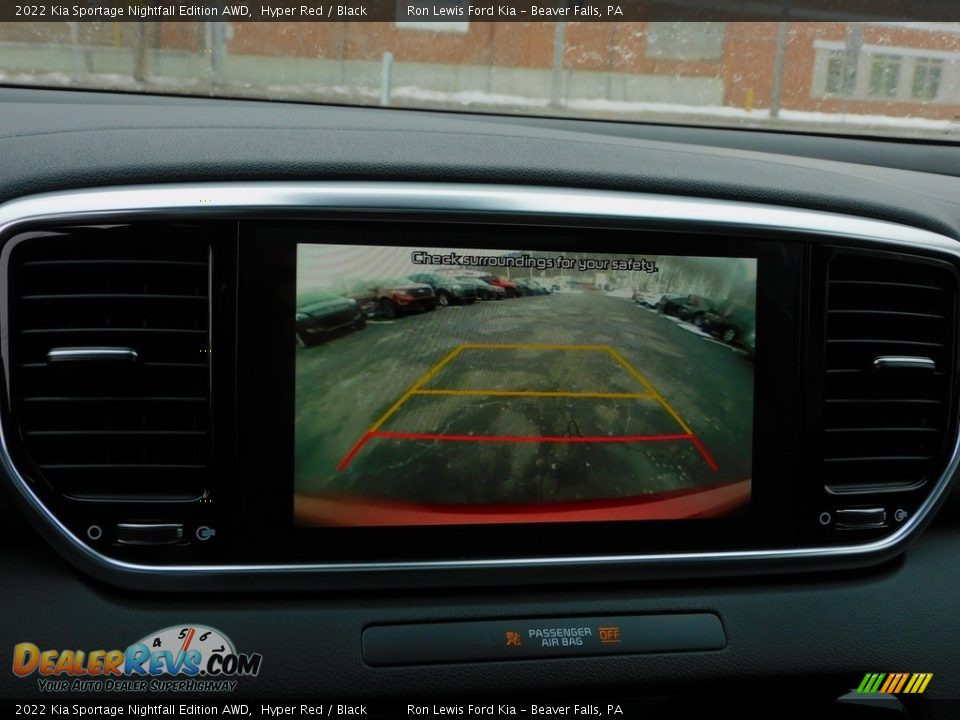 2022 Kia Sportage Nightfall Edition AWD Hyper Red / Black Photo #17