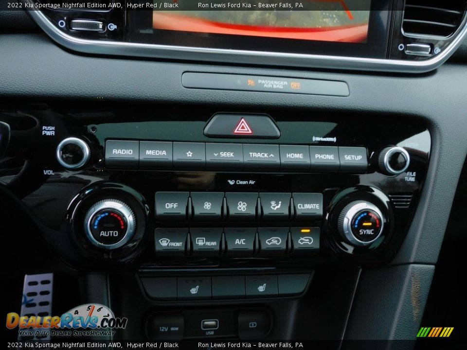 Controls of 2022 Kia Sportage Nightfall Edition AWD Photo #18