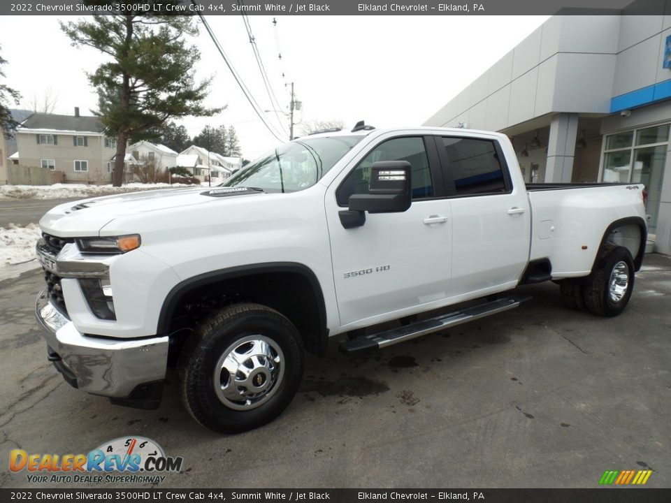 2022 Chevrolet Silverado 3500HD LT Crew Cab 4x4 Summit White / Jet Black Photo #1