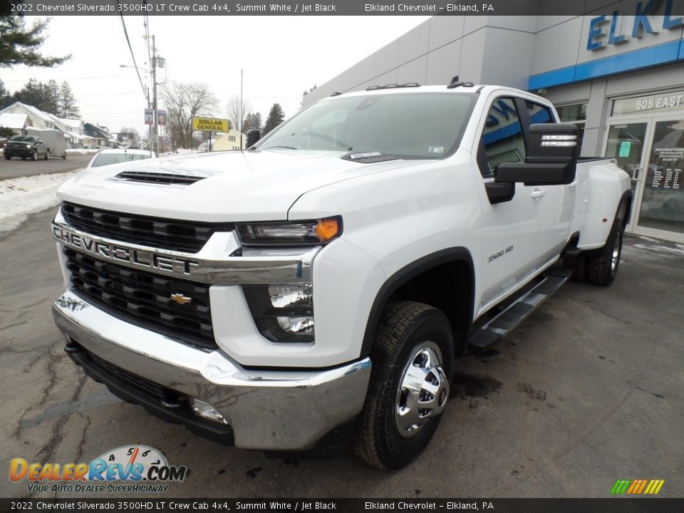 2022 Chevrolet Silverado 3500HD LT Crew Cab 4x4 Summit White / Jet Black Photo #2