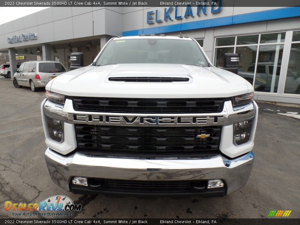 2022 Chevrolet Silverado 3500HD LT Crew Cab 4x4 Summit White / Jet Black Photo #3