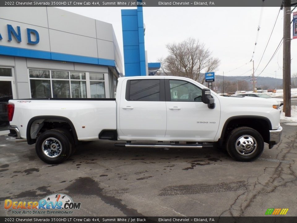 2022 Chevrolet Silverado 3500HD LT Crew Cab 4x4 Summit White / Jet Black Photo #6