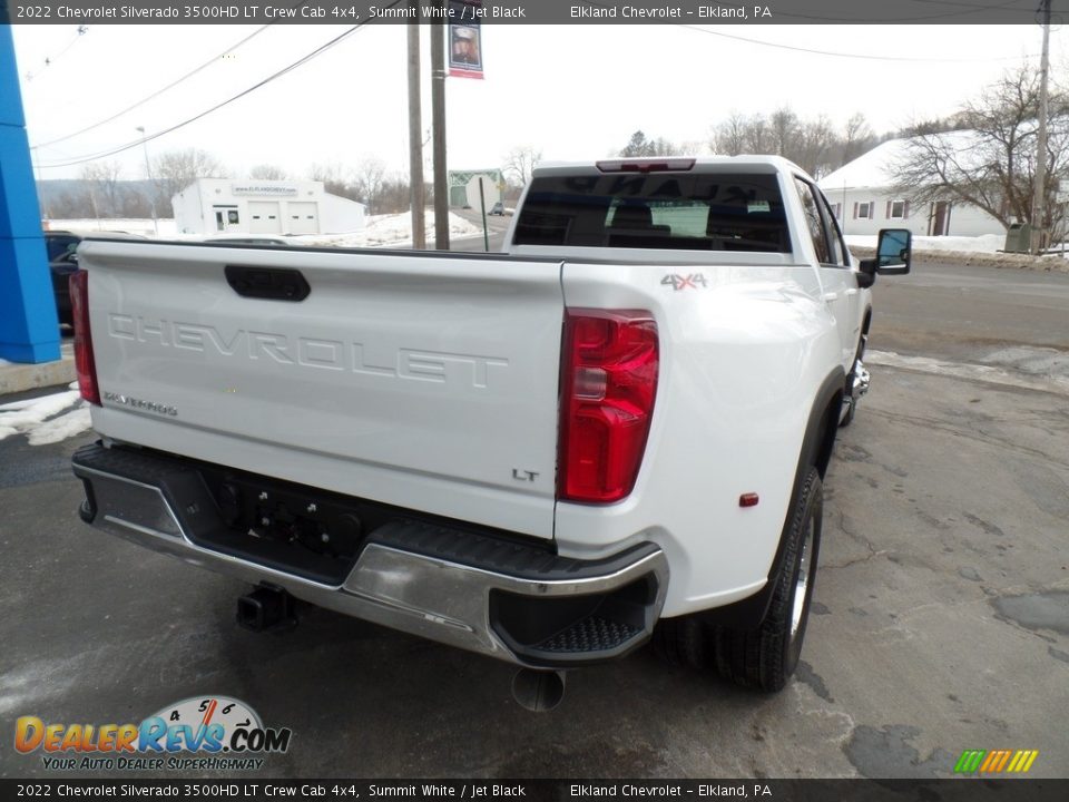 2022 Chevrolet Silverado 3500HD LT Crew Cab 4x4 Summit White / Jet Black Photo #8