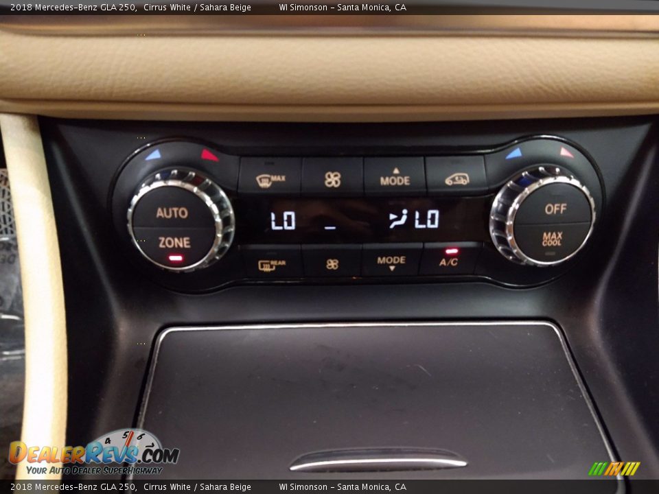 2018 Mercedes-Benz GLA 250 Cirrus White / Sahara Beige Photo #26