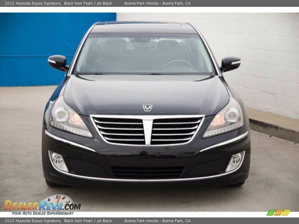 2013 Hyundai Equus Signature Black Noir Pearl / Jet Black Photo #6