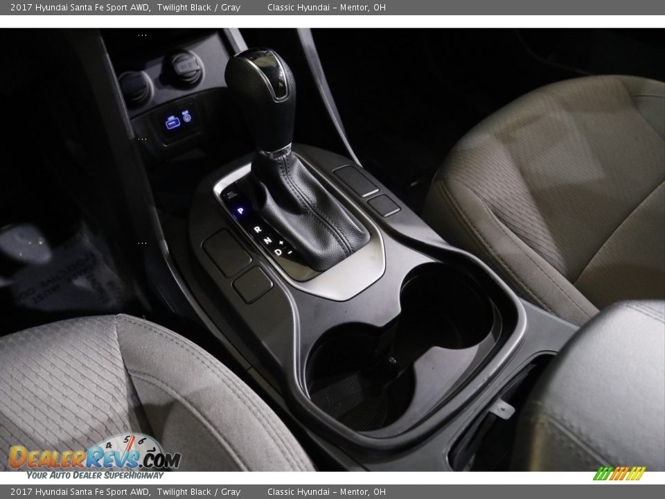 2017 Hyundai Santa Fe Sport AWD Twilight Black / Gray Photo #13