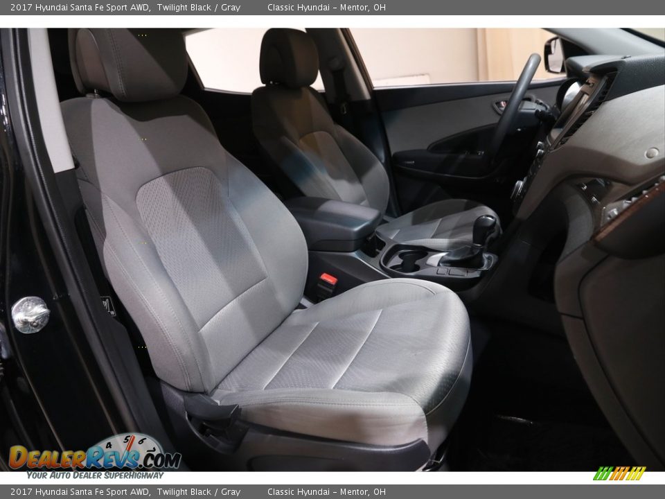 2017 Hyundai Santa Fe Sport AWD Twilight Black / Gray Photo #14