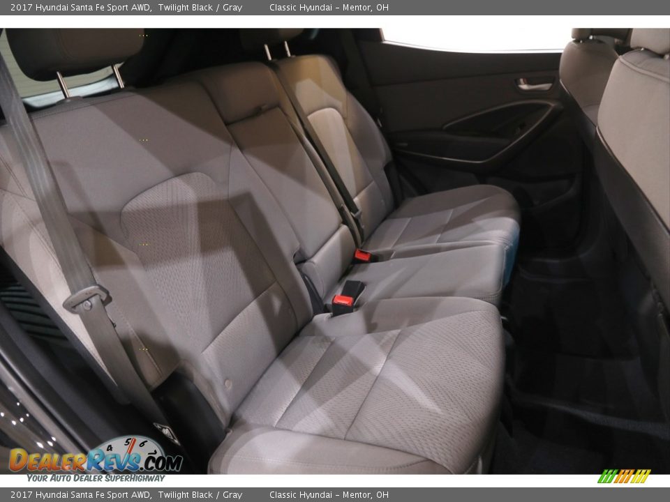 2017 Hyundai Santa Fe Sport AWD Twilight Black / Gray Photo #15