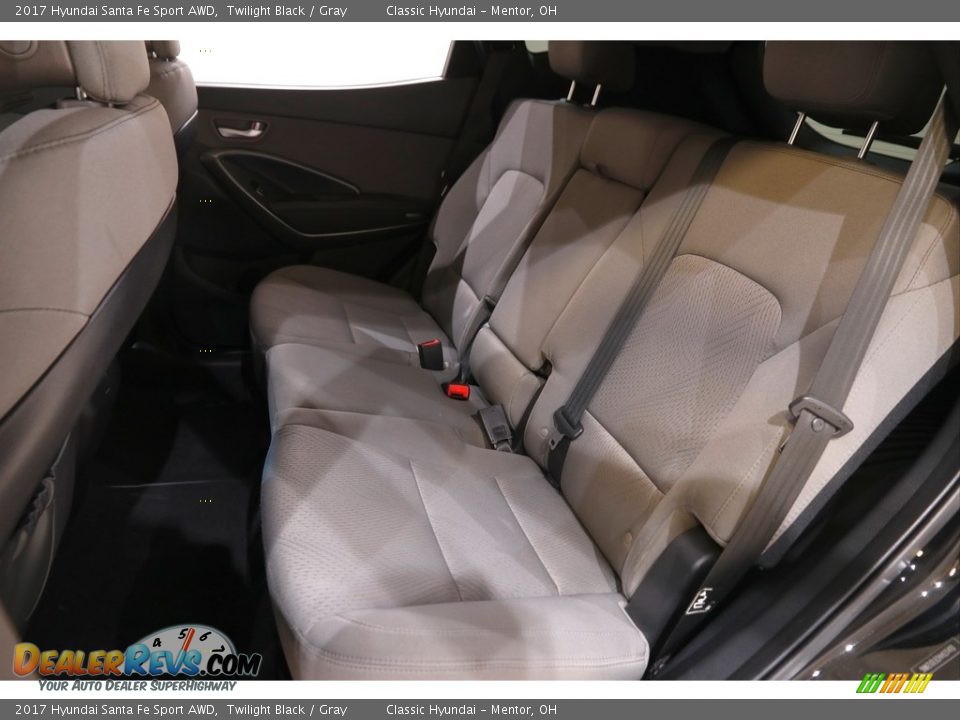 2017 Hyundai Santa Fe Sport AWD Twilight Black / Gray Photo #16