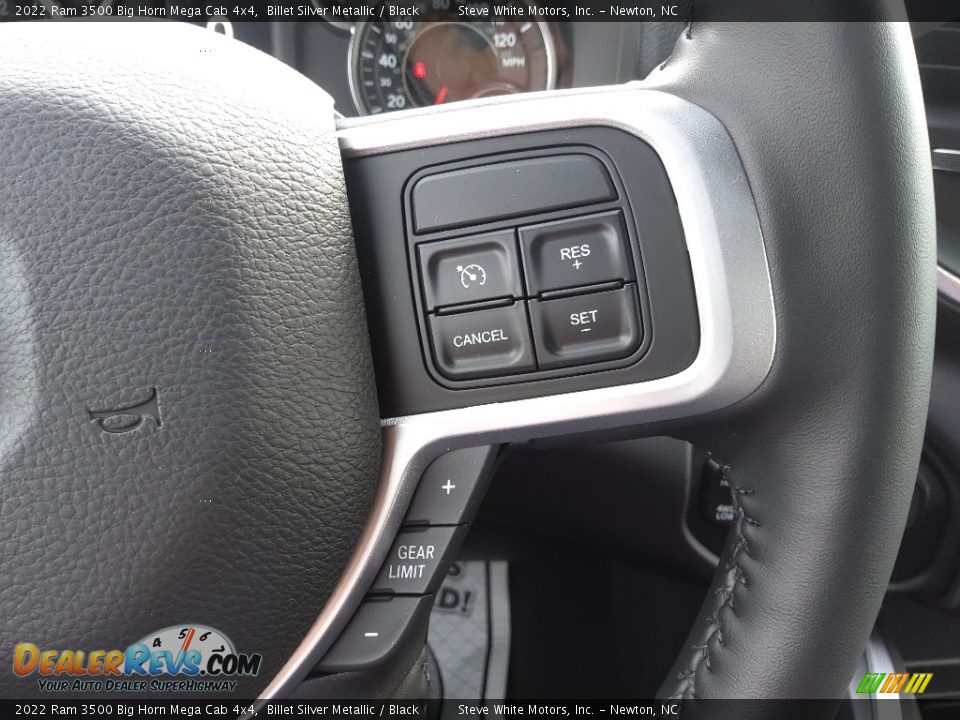 2022 Ram 3500 Big Horn Mega Cab 4x4 Steering Wheel Photo #21