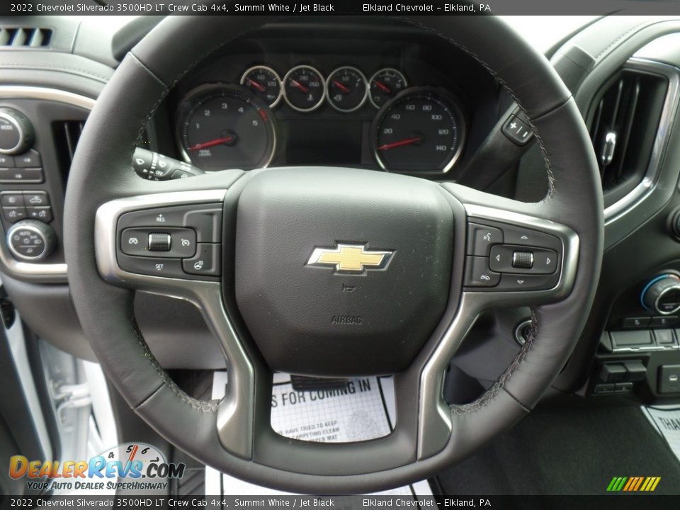 2022 Chevrolet Silverado 3500HD LT Crew Cab 4x4 Summit White / Jet Black Photo #27