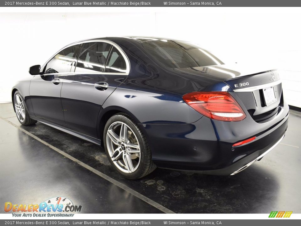 2017 Mercedes-Benz E 300 Sedan Lunar Blue Metallic / Macchiato Beige/Black Photo #5