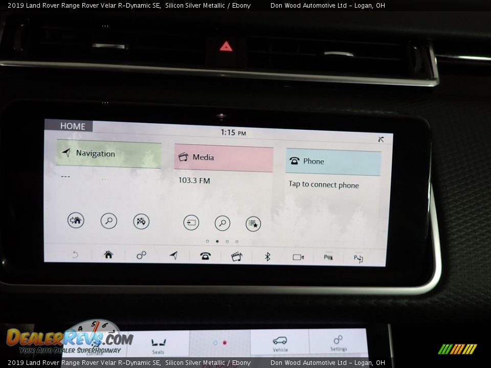 2019 Land Rover Range Rover Velar R-Dynamic SE Silicon Silver Metallic / Ebony Photo #2