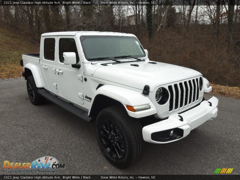 2021 Jeep Gladiator High Altitude 4x4 Bright White / Black Photo #4