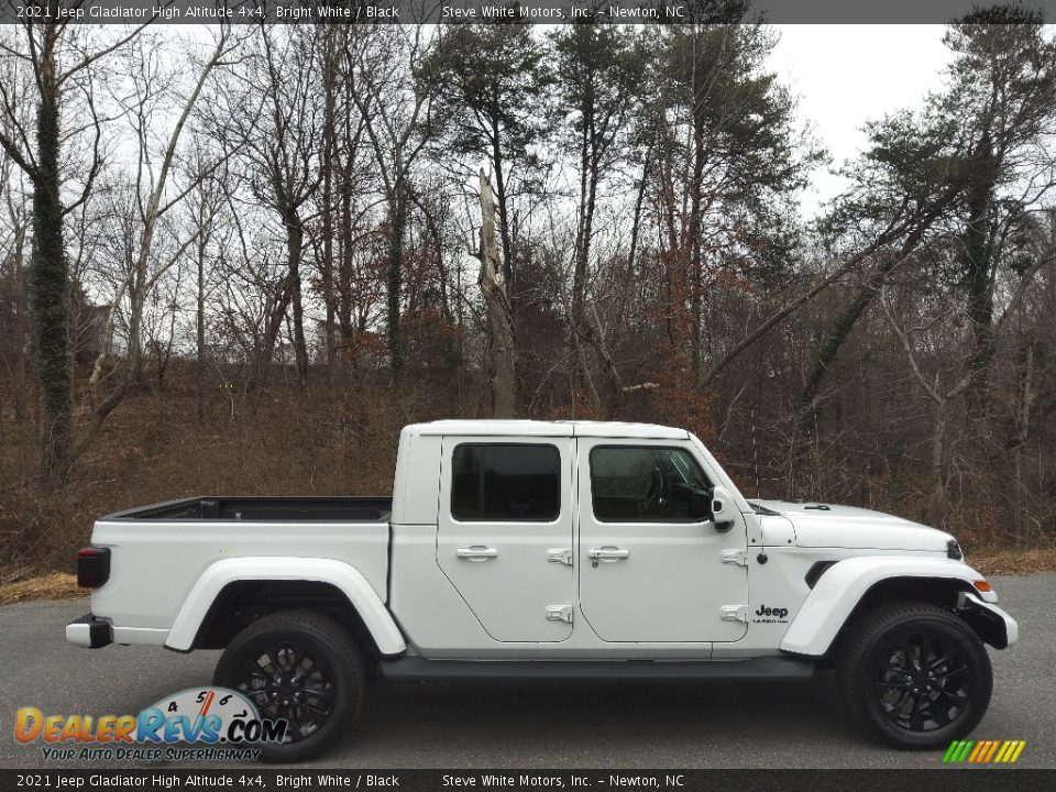 2021 Jeep Gladiator High Altitude 4x4 Bright White / Black Photo #5