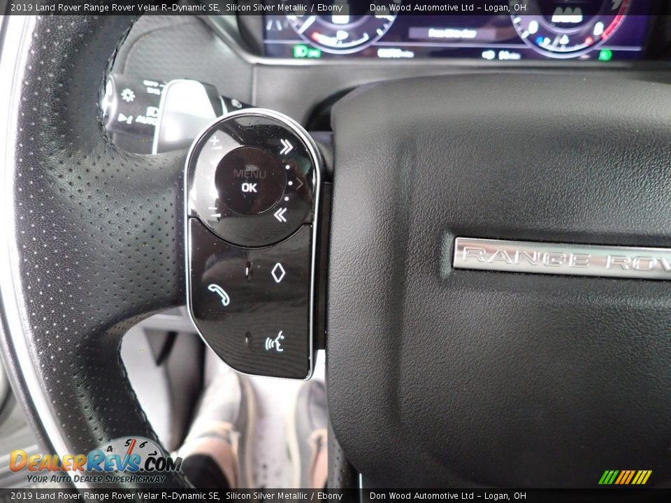 2019 Land Rover Range Rover Velar R-Dynamic SE Silicon Silver Metallic / Ebony Photo #26