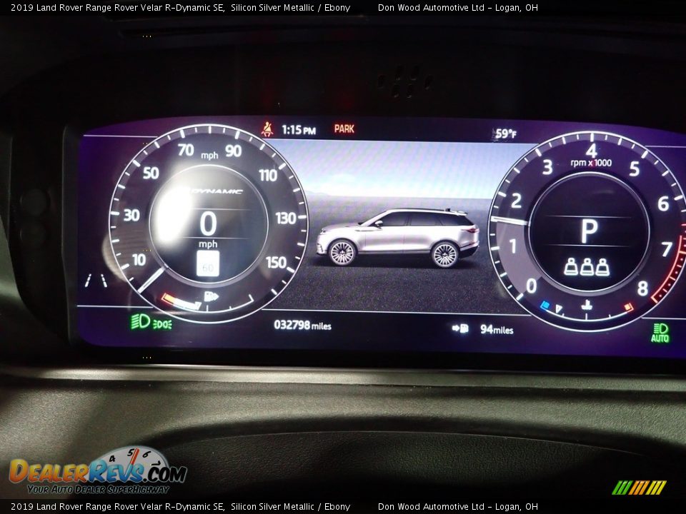 2019 Land Rover Range Rover Velar R-Dynamic SE Silicon Silver Metallic / Ebony Photo #28