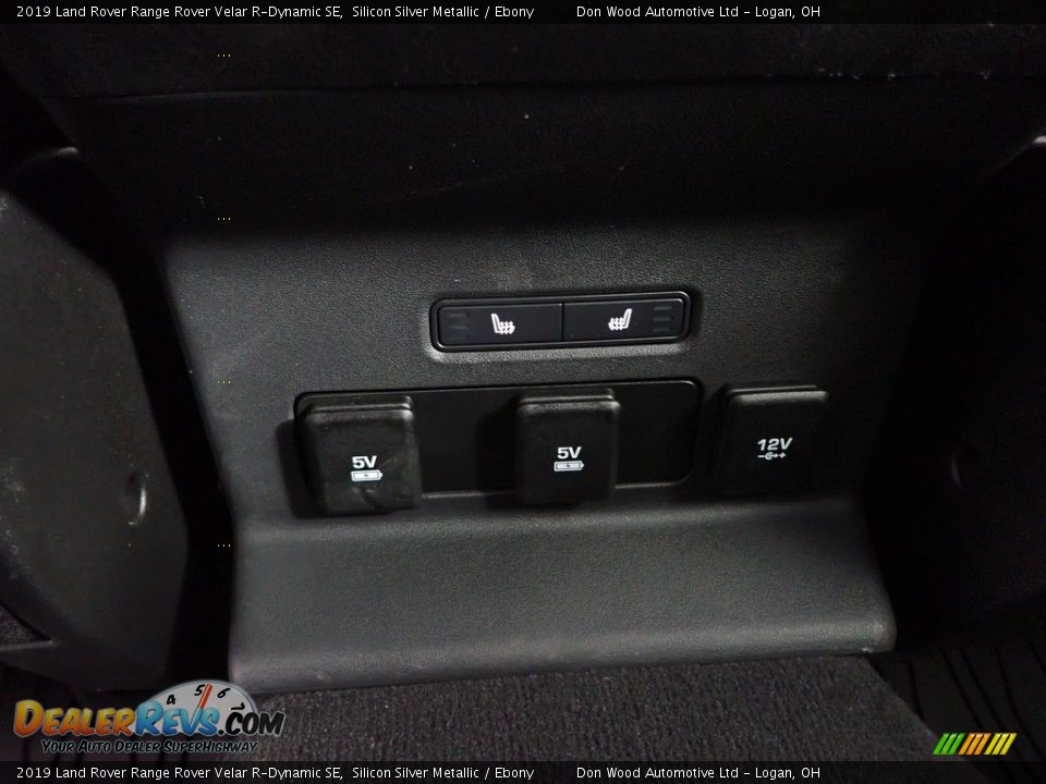 2019 Land Rover Range Rover Velar R-Dynamic SE Silicon Silver Metallic / Ebony Photo #35