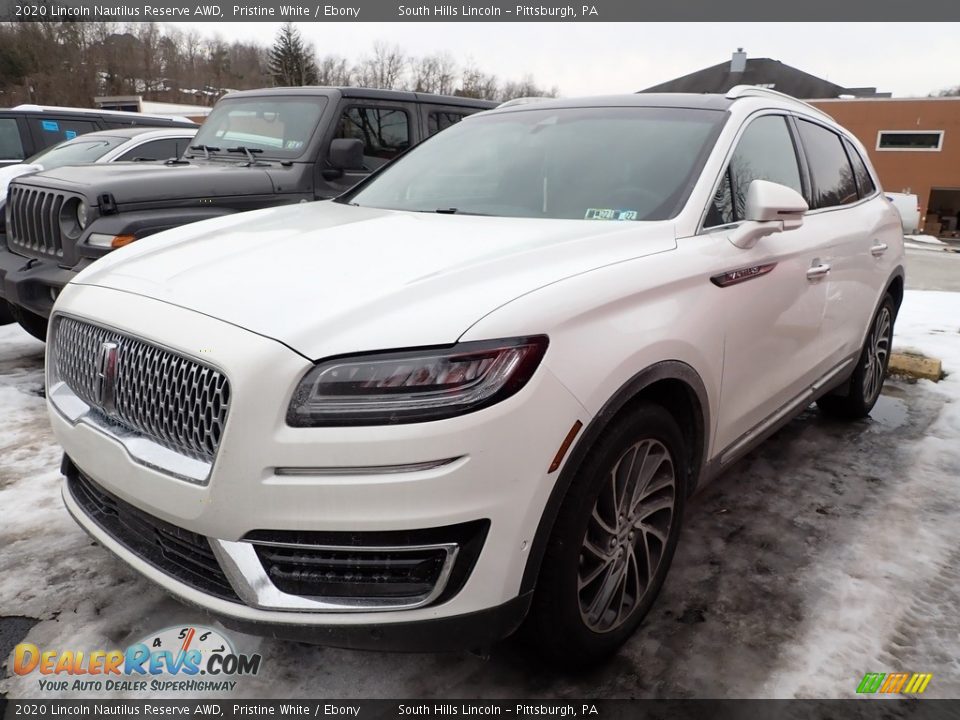 2020 Lincoln Nautilus Reserve AWD Pristine White / Ebony Photo #1