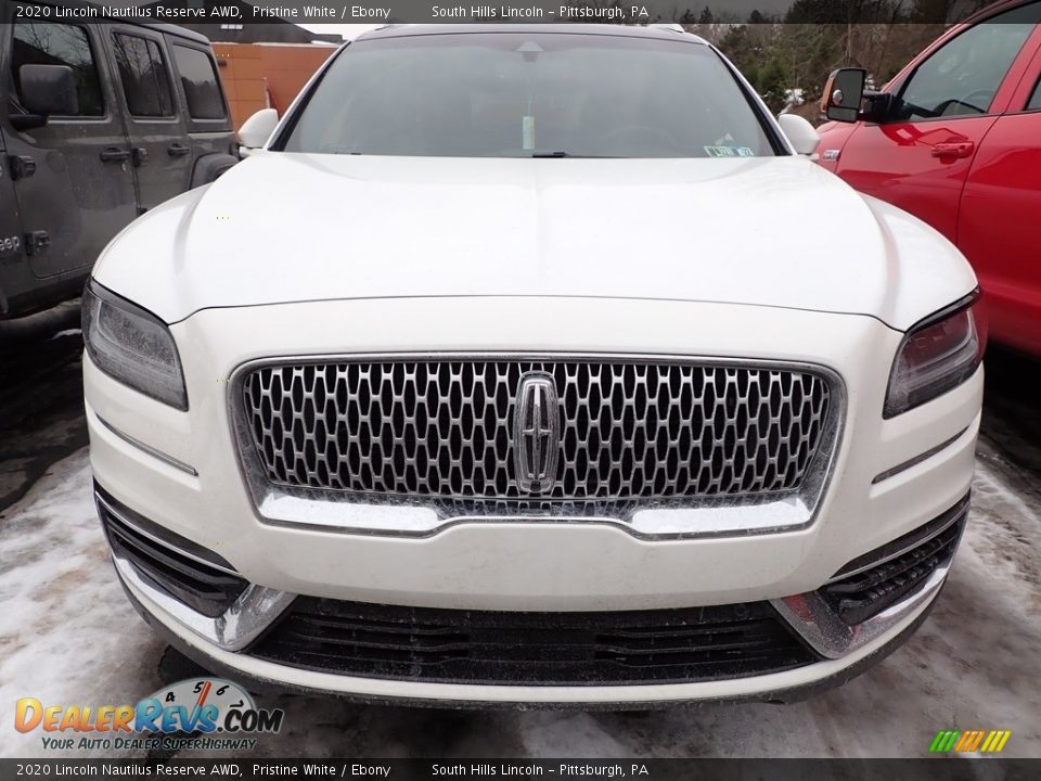 2020 Lincoln Nautilus Reserve AWD Pristine White / Ebony Photo #3