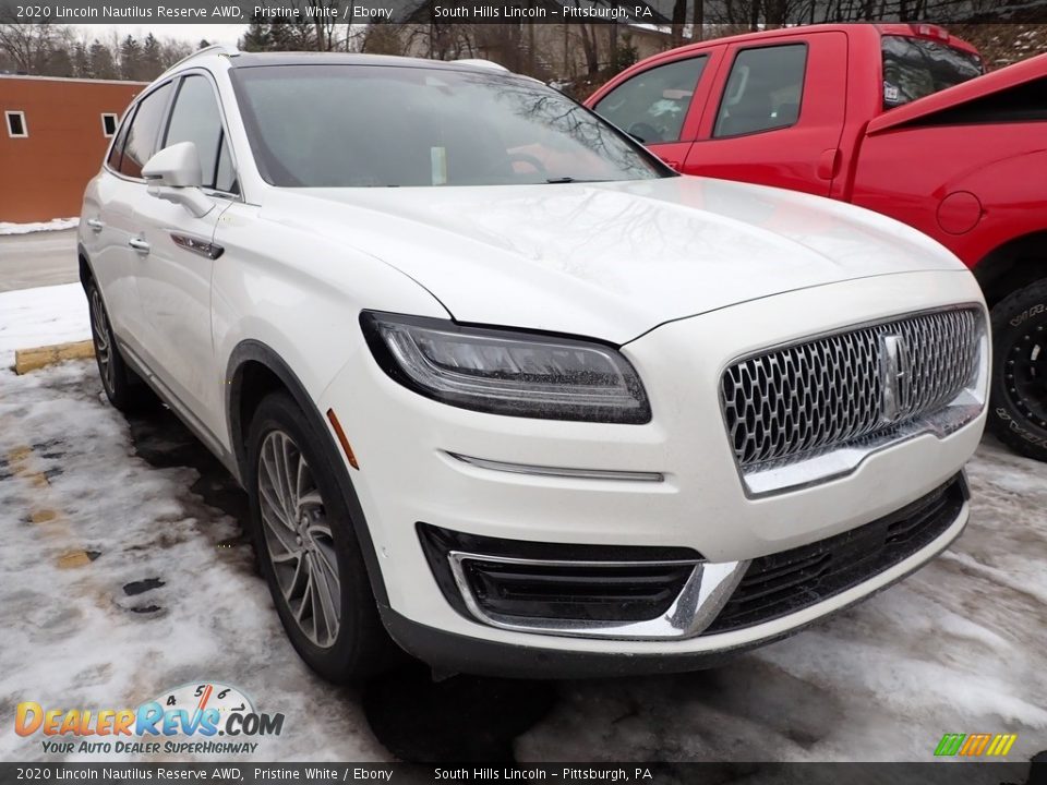 2020 Lincoln Nautilus Reserve AWD Pristine White / Ebony Photo #4