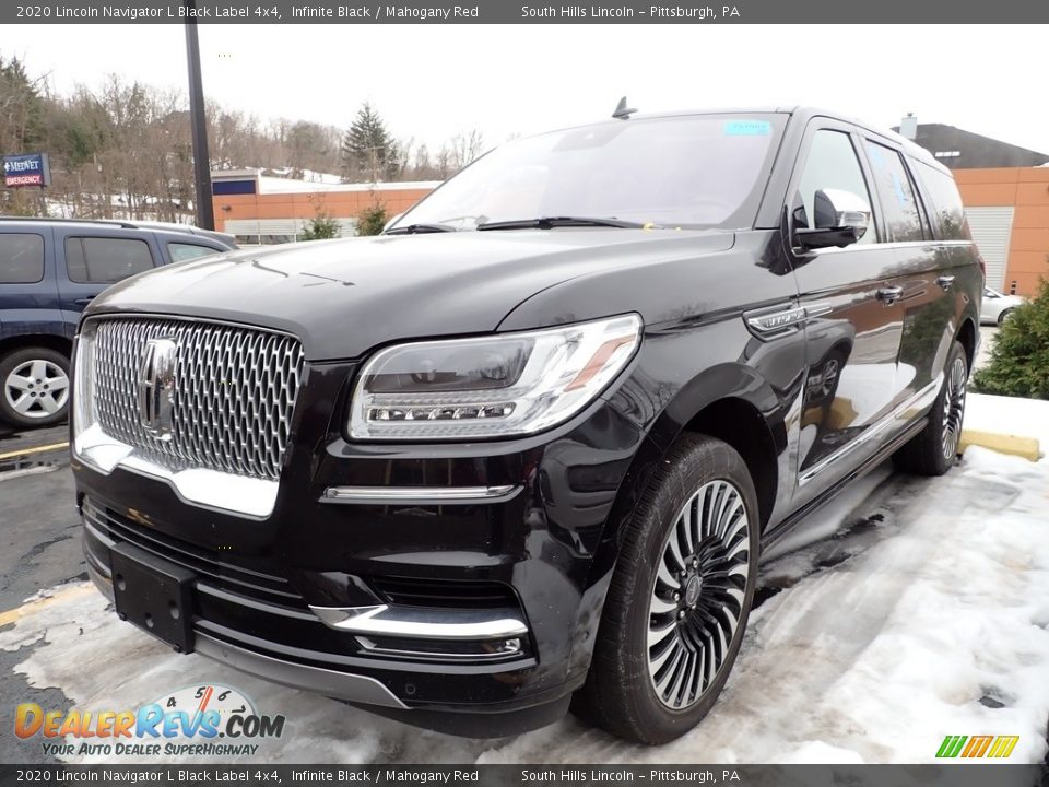 Front 3/4 View of 2020 Lincoln Navigator L Black Label 4x4 Photo #1