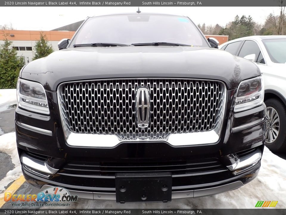 2020 Lincoln Navigator L Black Label 4x4 Infinite Black / Mahogany Red Photo #3