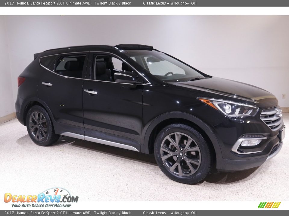 2017 Hyundai Santa Fe Sport 2.0T Ulitimate AWD Twilight Black / Black Photo #1