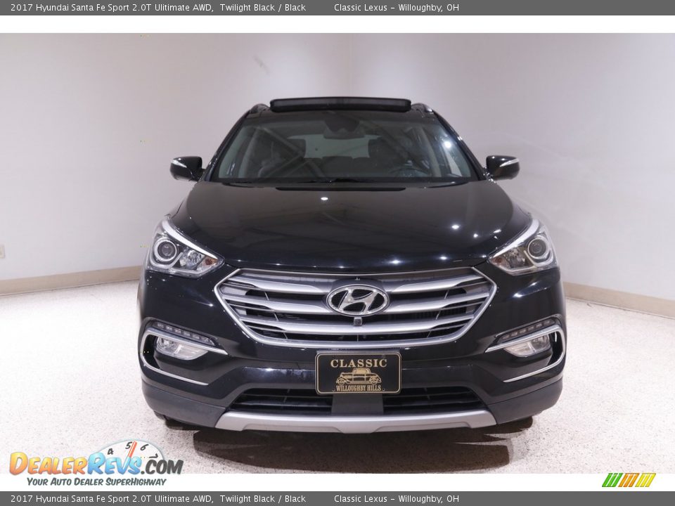 2017 Hyundai Santa Fe Sport 2.0T Ulitimate AWD Twilight Black / Black Photo #2