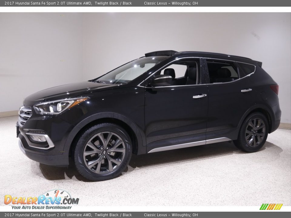 2017 Hyundai Santa Fe Sport 2.0T Ulitimate AWD Twilight Black / Black Photo #3