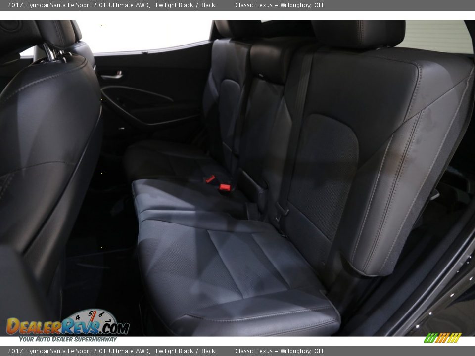 2017 Hyundai Santa Fe Sport 2.0T Ulitimate AWD Twilight Black / Black Photo #18