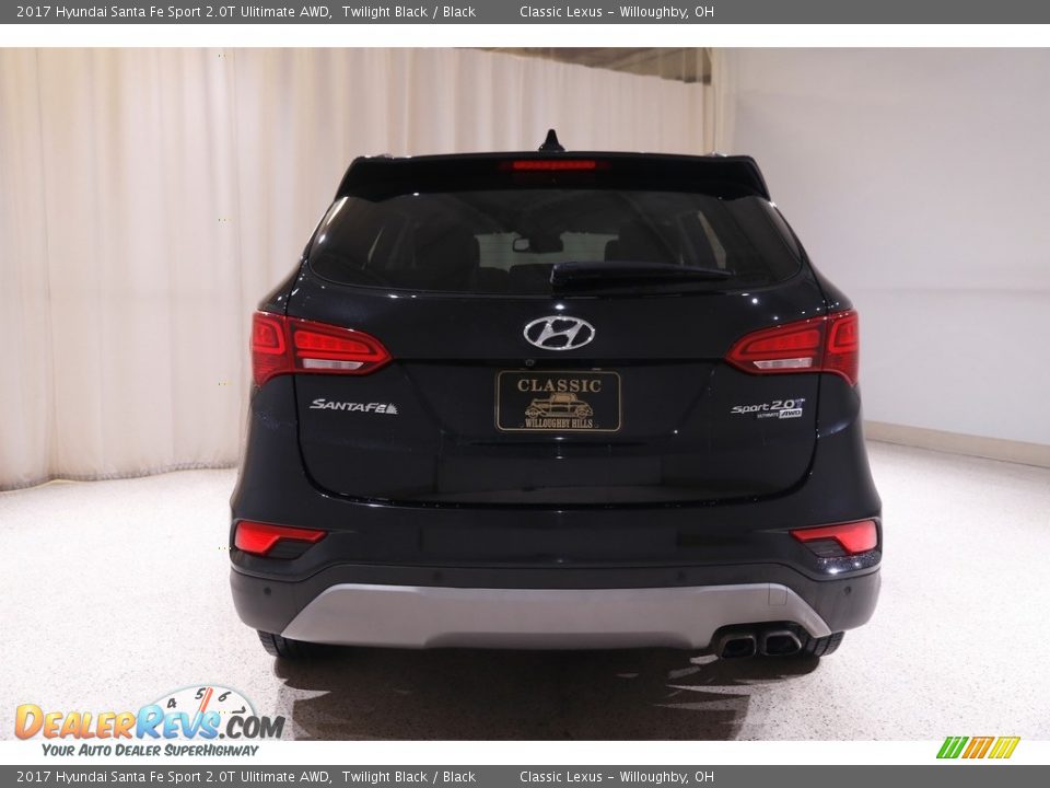 2017 Hyundai Santa Fe Sport 2.0T Ulitimate AWD Twilight Black / Black Photo #19