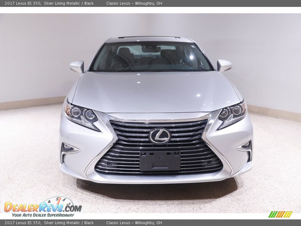 2017 Lexus ES 350 Silver Lining Metallic / Black Photo #2