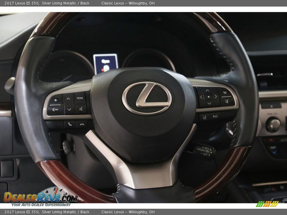 2017 Lexus ES 350 Silver Lining Metallic / Black Photo #7