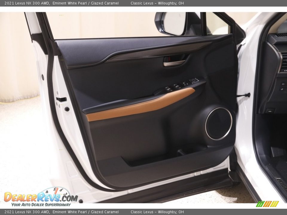 2021 Lexus NX 300 AWD Eminent White Pearl / Glazed Caramel Photo #4