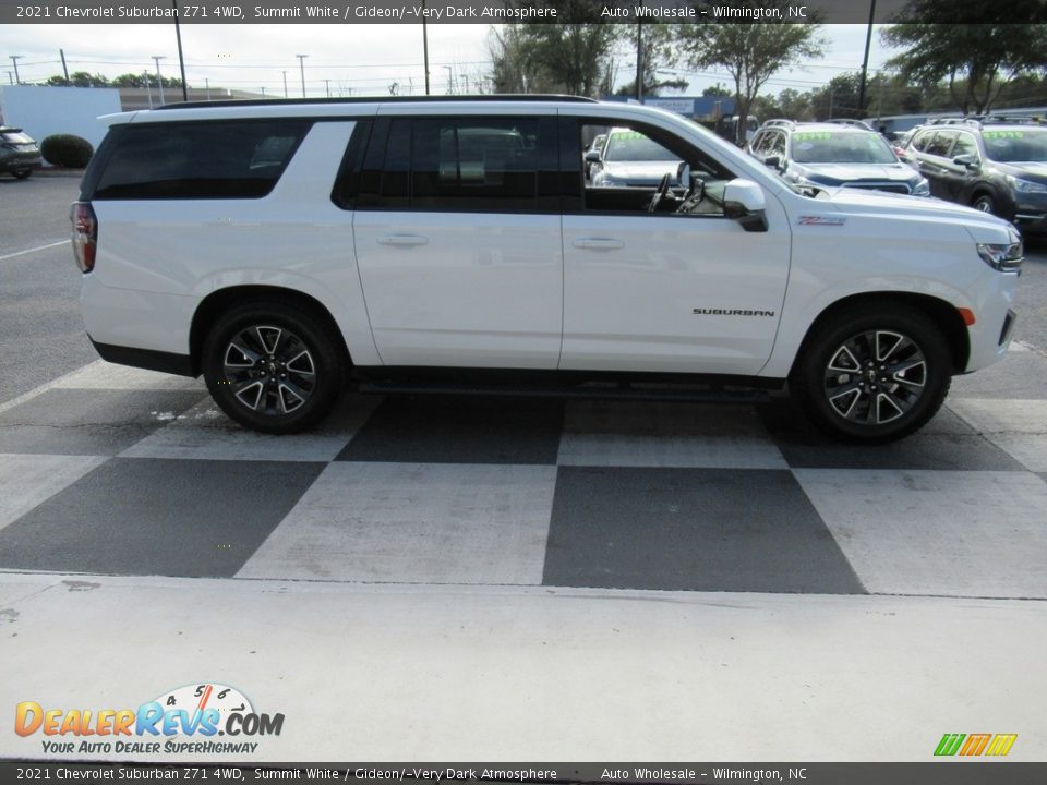 2021 Chevrolet Suburban Z71 4WD Summit White / Gideon/­Very Dark Atmosphere Photo #3