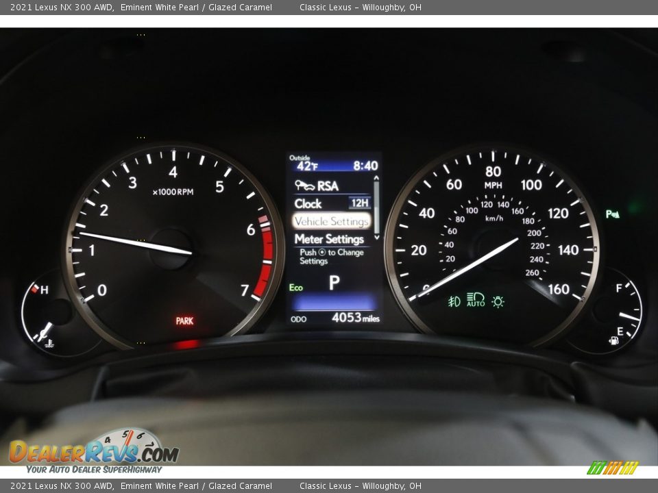 2021 Lexus NX 300 AWD Eminent White Pearl / Glazed Caramel Photo #8