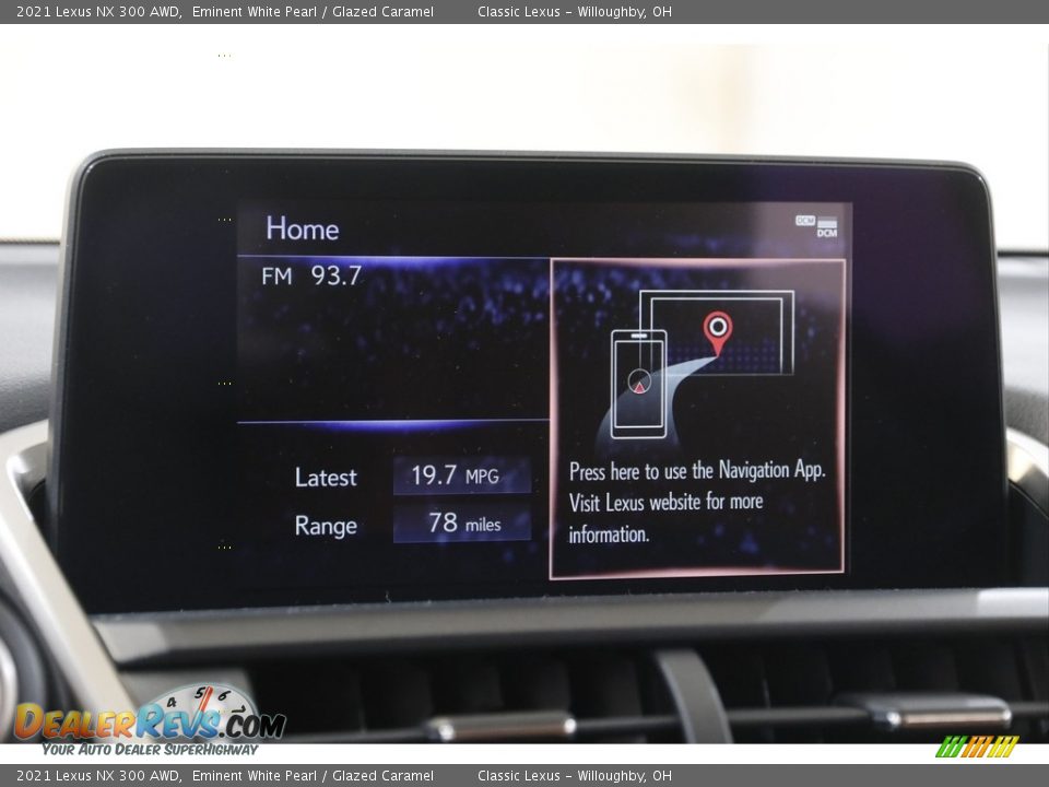 2021 Lexus NX 300 AWD Eminent White Pearl / Glazed Caramel Photo #10