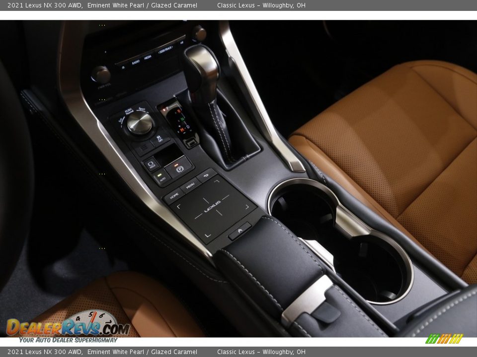 2021 Lexus NX 300 AWD Eminent White Pearl / Glazed Caramel Photo #12