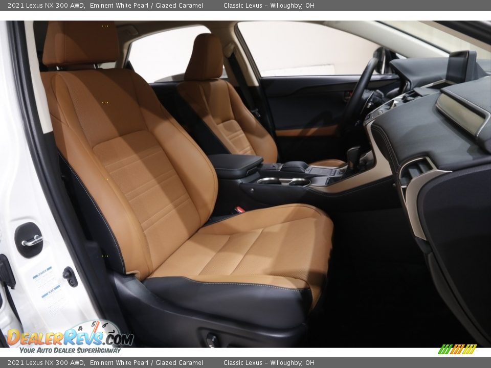 2021 Lexus NX 300 AWD Eminent White Pearl / Glazed Caramel Photo #14