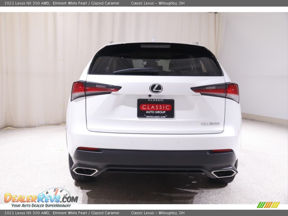 2021 Lexus NX 300 AWD Eminent White Pearl / Glazed Caramel Photo #17