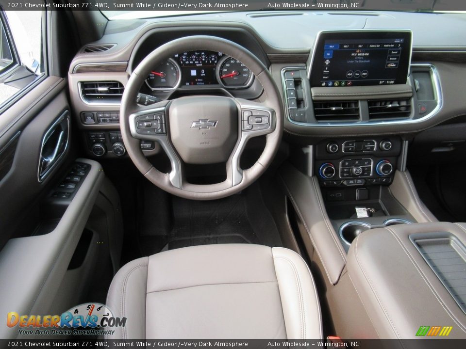 2021 Chevrolet Suburban Z71 4WD Summit White / Gideon/­Very Dark Atmosphere Photo #15