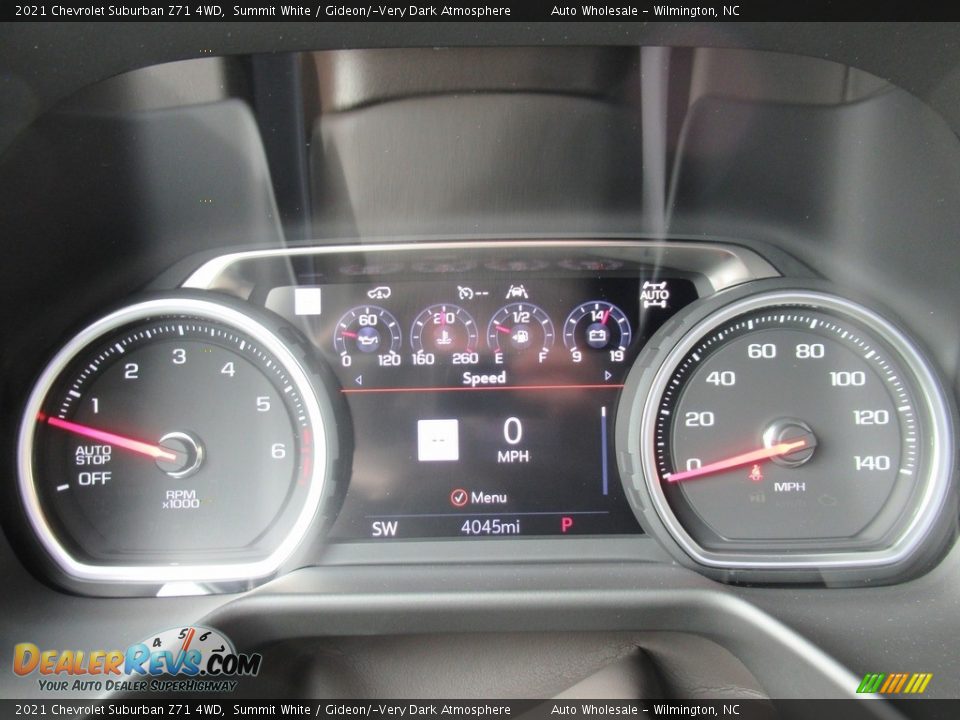 2021 Chevrolet Suburban Z71 4WD Summit White / Gideon/­Very Dark Atmosphere Photo #16