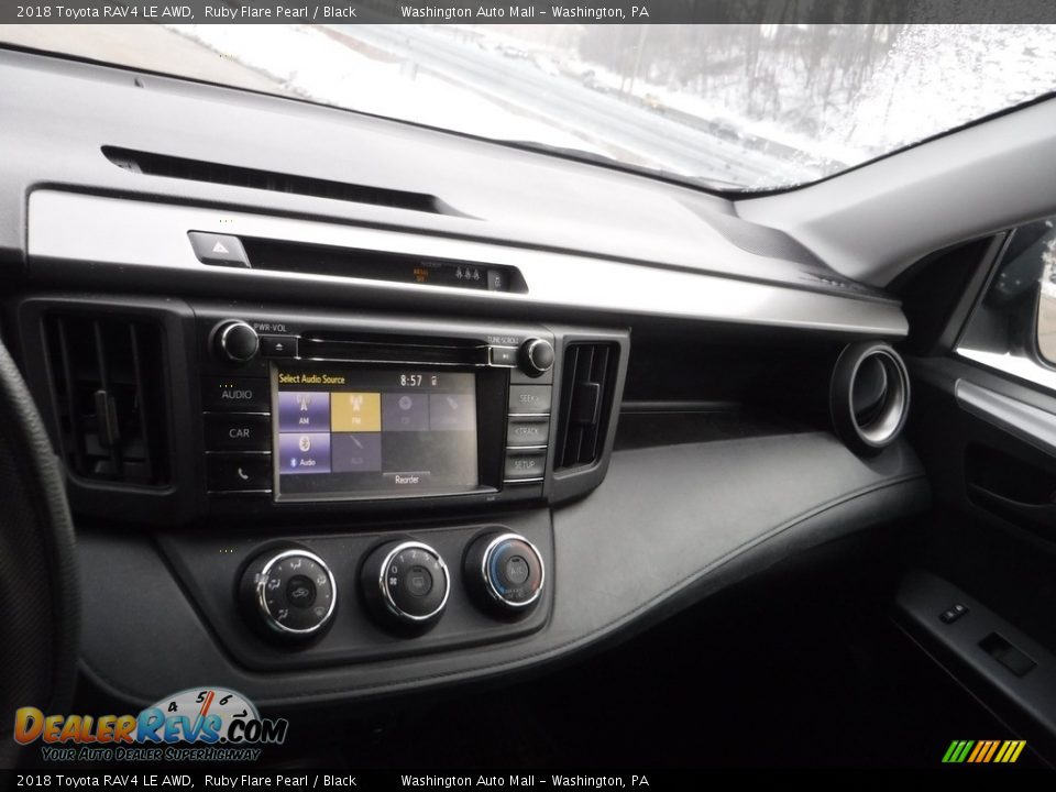 2018 Toyota RAV4 LE AWD Ruby Flare Pearl / Black Photo #3