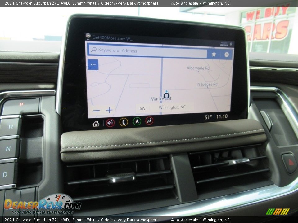 2021 Chevrolet Suburban Z71 4WD Summit White / Gideon/­Very Dark Atmosphere Photo #17